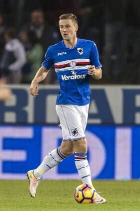 Milan Skriniar (Sampdoria), DECEMBER 10, 2016 - Football Soccer : Italian Serie A match between UC Sampdoria 1-2 SS Lazio at Stadio Luigi Ferraris in Genova, Italy. Noxthirdxpartyxsales  (ptmb103765)