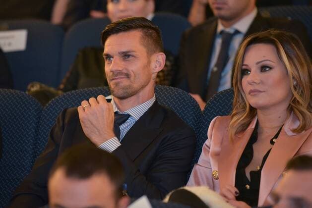SSC Napoli at the premiere of Natale a Londra Christian Maggio during the preview of the film Natale a Londra at Space Cinema in Naples.  PaolaxVisone PacificxPress