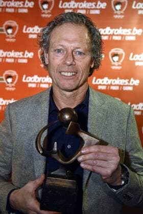 Club s head coach Michel Preud homme pictured during the sixth edition of the Raymond Goethals award , for the coach whose work method resembles legendary Belgian coach Raymond Goethals, Tuesday 13 December 2016, in Aalst. ERICxLALMAND  x04996697x