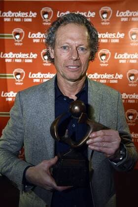 Club s head coach Michel Preud homme pictured during the sixth edition of the Raymond Goethals award , for the coach whose work method resembles legendary Belgian coach Raymond Goethals, Tuesday 13 December 2016, in Aalst. ERICxLALMAND  x04996698x