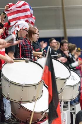 Fans, Publikum, Zuschauer, Stimmung, Volleyball, Women s Champions League, Dresdner SC - Eczacibasi VitrA Istanbul, xprx