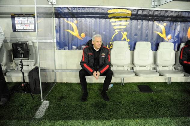 Lucien Favre (ogc) FOOTBALL : Bordeaux vs Nice - Coupe de la Ligue - Bordeaux - 14 12 2016 ThierryBreton 