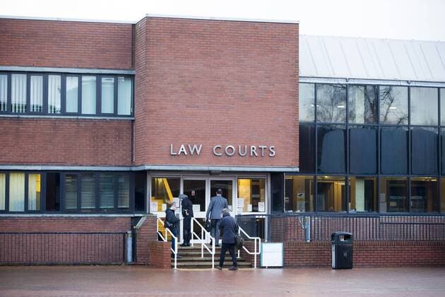 Fußball, Missbrauchskandal in England, Prozessauftakt gegen Barry Bennell in Crewe December 14, 2016 - Crewe, Cheshire, UK - Crewe UK. Picture shows Crewe Magistrates Court where Former football coach Barry Bennell will appear by video link this morning. The 62 year old is accused of eight offences of sexual assault against a boy under the age of 14 allegedly committed between 1981 & 1985. The ex-Crewe Alexandra FC youth coach faces five counts of indecent assault, two counts of inciting gross indecency & one count of assault with intent to commit buggery. Barry Bennell at Crewe Magistrates Court  - ZUMAl94_ 75332610