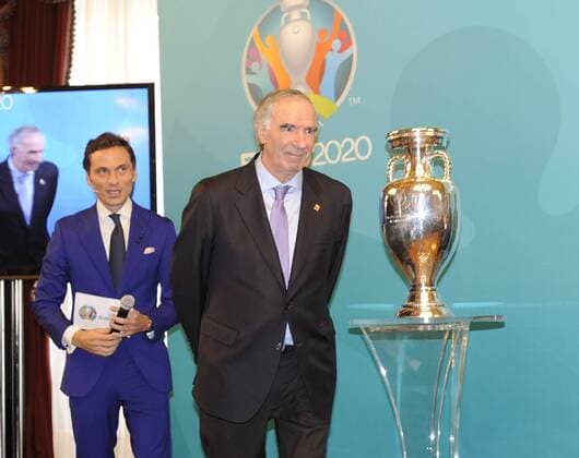 Presentation of EURO 2020 Bilbao logo as host city for the Euro 2020. xJuanxEcheverriax 