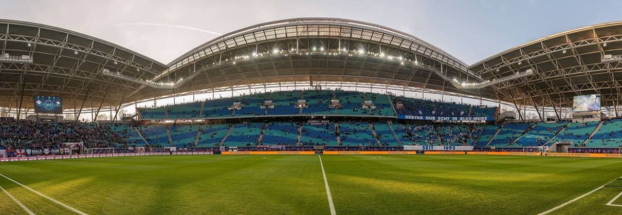 17.12.2016, xmhx, Fussball 1.Bundesliga, RB Leipzig - Hertha BSC Berlin, emspor, v.l. Panorama Red Bull Arena Leipzig