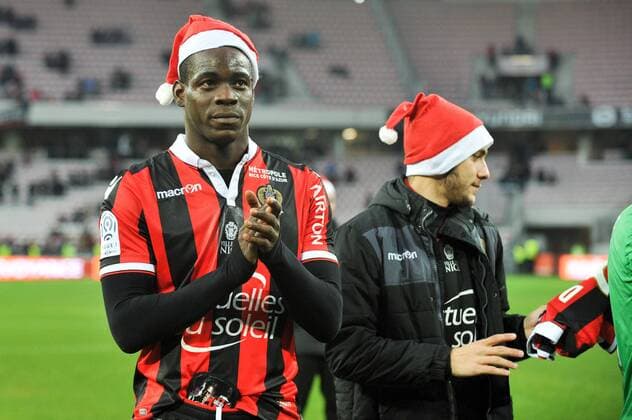 09 MARIO BALOTELLI (nice) - Fussball Frankreich, Ligue 1, OGC Nice vs. Dijon FCO - 18 12 2016 FEP Panoramic 