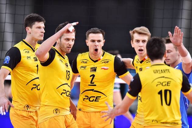 2016.12.20 Lodz - PGE Skra Belchatow - Azimut Modena -- radosc Srecko Lisinac Michal Winiarski Mariusz Wlazly Artur Szalpuk Nicolas Uriarte - 2016.12.20 Men Volleyball 2017 CEV Volleyball Champions League PGE Skra Belchatow - Azimut Modena radosc Srecko Lisinac Michal Winiarski Mariusz Wlazly Artur Szalpuk Nicolas Uriarte  20161220LUK_063
