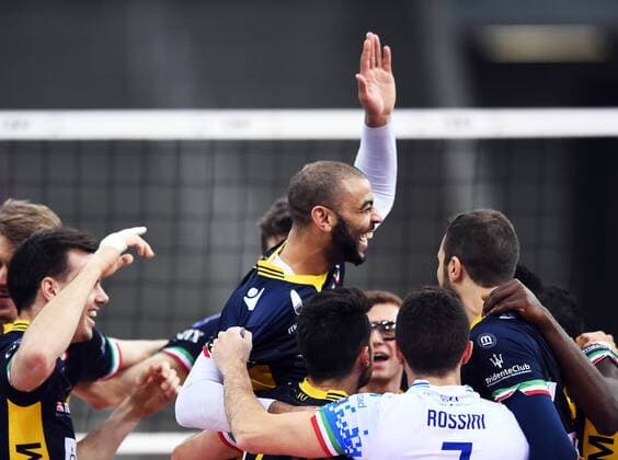 2016.12.20 Lodz - PGE Skra Belchatow - Azimut Modena -- Earvin NGAPETH - 2016.12.20 Men Volleyball 2017 CEV Volleyball Champions League PGE Skra Belchatow - Azimut Modena Earvin NGAPETH  20161220LUK_140