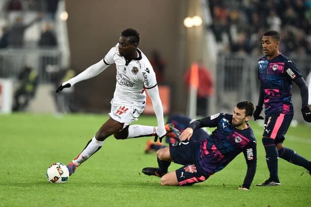 Mario Balotelli (ogc) FOOTBALL : Girondins Bordeaux vs OGC Nice - 19eme Journee de L1 - Bordeaux - 21 12 2016 ThierryBreton Panoramic 