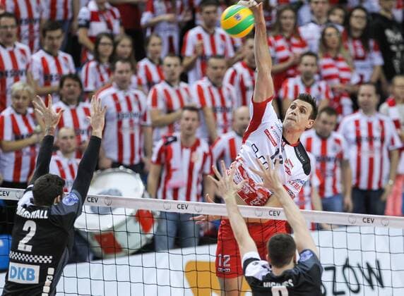 22.12.2016 RZESZOW POLAND VOLLEYBALL CHAMPIONS LEAGUE 2016 2017 MATCH ASSECO RESOVIA RZESZOW - BERLIN RECYCLING VOLLEYS N Z GAVIN SCHMITT  20161222FNMG029