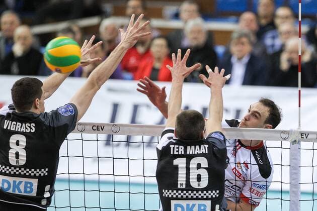 22.12.2016 RZESZOW POLAND VOLLEYBALL CHAMPIONS LEAGUE 2016 2017 MATCH ASSECO RESOVIA RZESZOW - BERLIN RECYCLING VOLLEYS N Z MARKO IVOVIC  20161222FNMG032