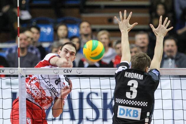 22.12.2016 RZESZOW POLAND VOLLEYBALL CHAMPIONS LEAGUE 2016 2017 MATCH ASSECO RESOVIA RZESZOW - BERLIN RECYCLING VOLLEYS N Z MARKO IVOVIC  20161222FNMG034