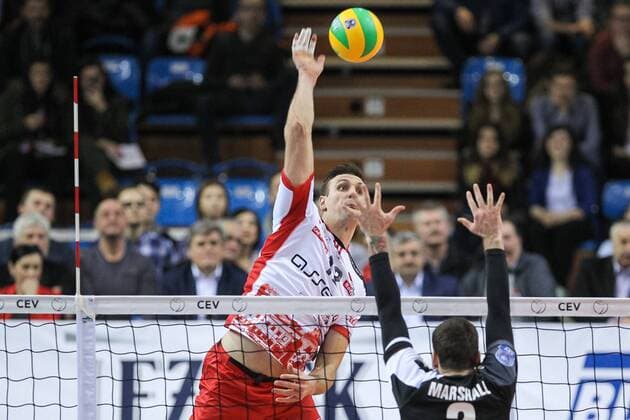 22.12.2016 RZESZOW POLAND VOLLEYBALL CHAMPIONS LEAGUE 2016 2017 MATCH ASSECO RESOVIA RZESZOW - BERLIN RECYCLING VOLLEYS N Z GAVIN SCHMITT  20161222FNMG036