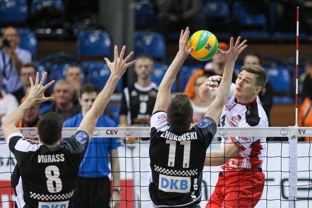 22.12.2016 RZESZOW POLAND VOLLEYBALL CHAMPIONS LEAGUE 2016 2017 MATCH ASSECO RESOVIA RZESZOW - BERLIN RECYCLING VOLLEYS N Z JOHN GORDON PERRIN  20161222FNMG038