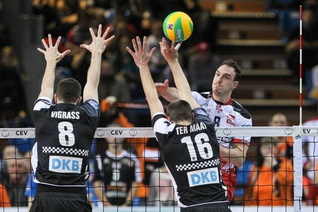 22.12.2016 RZESZOW POLAND VOLLEYBALL CHAMPIONS LEAGUE 2016 2017 MATCH ASSECO RESOVIA RZESZOW - BERLIN RECYCLING VOLLEYS N Z MARKO IVOVIC  20161222FNMG048