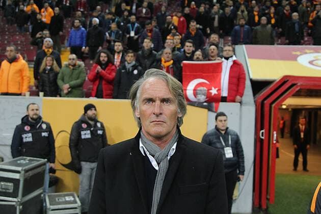 Turkey superlig match between Galatasaray and Aytemiz Alanyaspor at Turk Telekom Arena in Istanbul , Turkey on December 25 , 2016. Pictured: Coach Jan Olde Riekerink of Galatasaray . 