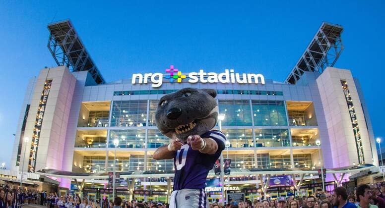 December 28, 2016: Kansas State Wildcats mascot in front of NRG Stadium prior to the NCAA College League USA football game between the Texas A&M Aggies and the Kansas State Wildcats in the Texas Bowl at NRG Stadium in Houston, TX.; CSM. NCAA Football 2016: Texas Bowl - Texas A&M vs Kansas State DEC 28 - ZUMAc04_ 20161228_zaf_c04_018