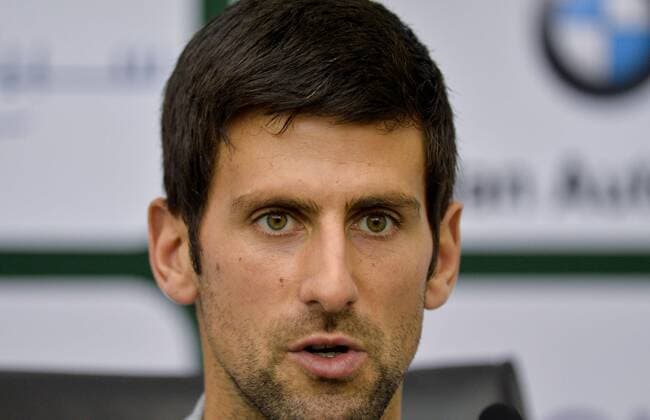 (170101) -- DOHA, Jan. 1, 2017 -- Novak Djokovic of Serbia reacts during a press conference PK Pressekonferenz of the ATP Tennis Herren Qatar Open tennis tournament 2017 at the Khalifa International Tennis Complex in Doha, capital of Qatar, on Jan. 1, 2017. The tournament will be held on Jan. 2-7. ) (SP)QATAR-DOHA-TENNIS-QATAR OPEN-PRESS CONFERENCE Nikku 