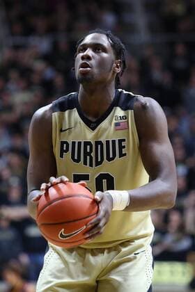 Jan 1, 2017 - Lafeyette, Indiana, U.S. - Purdue Boilermakers center Caleb Swanigan (50) shoots 2 free throws in the 1st half at Mackey Arena NCAA College League USA Basketball 2017- Minnesota 92-81 Purdue  - ZUMA 20170101_mda_l136_804