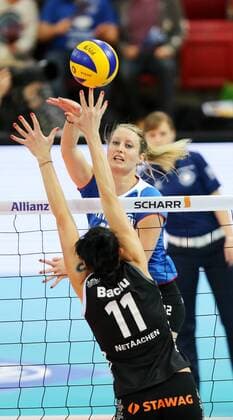 Stuttgart Volleyball Allianz MTV Stuttgart vs. Ladies in Black Aachen, Deborah van Daelen (MTV)