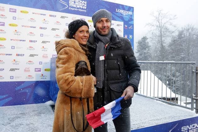 SQT_Men s slalom_fans 05.01.2017., Croatia, Zagreb - Men s slalom race of Audi FIS Ski World Cup Snow Queen Trophy on Sljeme. Blazenko Lackovic, Nikolina Lackovic.  LukaxStanzl PIXSELL