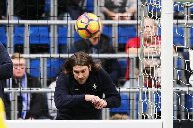 05.01.2017, xtvx, Hallenfussball Harder13 Cup 2017, emspor emonline deloka, v.l. Trainer Torsten Frings (SV Darmstadt 98) Mannheim oz