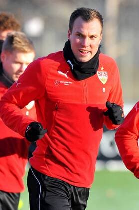 Kevin Grosskreutz (VfB Stuttgart). Deutschland, Stuttgart: Fussball, 2.Liga: VfB Stuttgart Trainingsauftakt am 06.01.2017, Trainingsgelaende.
