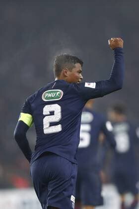 Fußball, Coupe de France, Paris St. Germain - SC Bastia Thiago Silva (PSG) inscrit un but, joie RUGBY : Racing Metro 92 vs Munster Rugby - European Rugby Champions Cup - 07 01 2017 StephaneALLAMAN Panoramic 