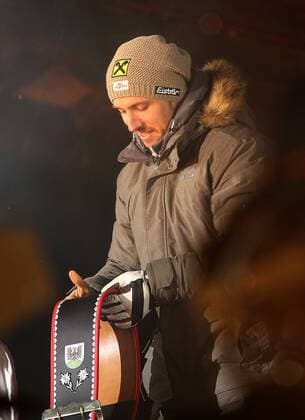 ALPINE SKIING - FIS WC Adelboden ADELBODEN,SWITZERLAND,07.JAN.17 - ALPINE SKIING - FIS World Cup, giant slalom, men, award ceremony. Image shows Marcel Hirscher (AUT). GEPAxpictures xThomasxBachun