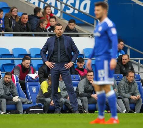 FuÃŸball, Trainerhistorie FC Fulham von 1904 bis heute 08.01.2017. Cardiff City Stadium, Cardiff, Wales. FA Cup third round football. Cardiff City versus Fulham. Fulham s Manager Slavisa Jokanovic during the match xPaulxJenkinsx  ActionPlus11827386