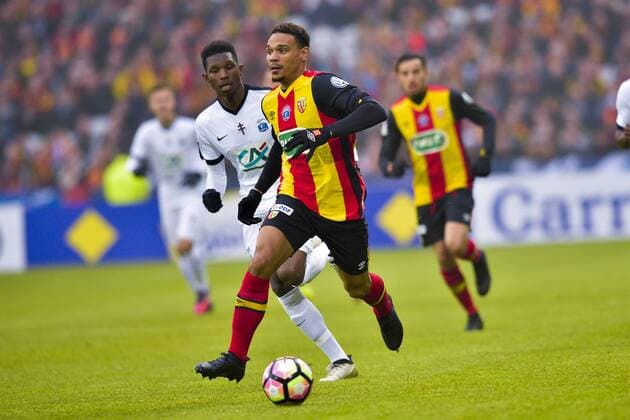 Kenny Lala (Lens) FOOTBALL : RC Lens vs FC Metz - 32e coupe de France - 08 01 2017 JBAutissier Panoramic 
