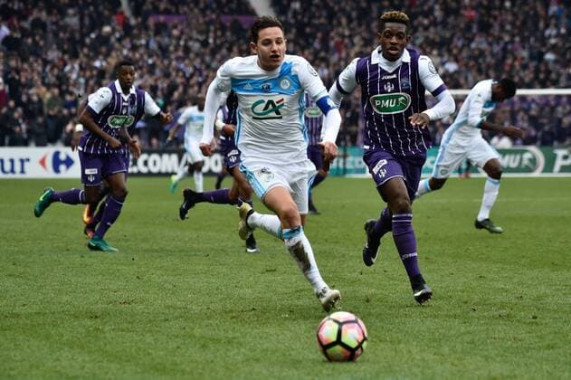 Fußball, Coupe de France, FC Toulouse - Olympique Marseille Florian Thauvin (om) FOOTBALL : FC Toulouse vs Olympique Marseille - 32Finale Coupe de France - Toulouse - 08 01 2017 ThierryBreton Panoramic 