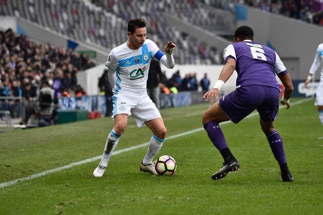 Fußball, Coupe de France, FC Toulouse - Olympique Marseille Florian Thauvin (om) FOOTBALL : FC Toulouse vs Olympique Marseille - 32Finale Coupe de France - Toulouse - 08 01 2017 ThierryBreton Panoramic 