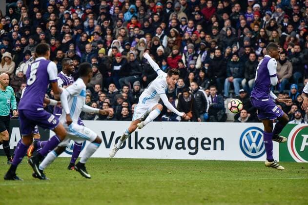 Fußball, Coupe de France, FC Toulouse - Olympique Marseille Florian Thauvin (om) FOOTBALL : FC Toulouse vs Olympique Marseille - 32Finale Coupe de France - Toulouse - 08 01 2017 ThierryBreton Panoramic 