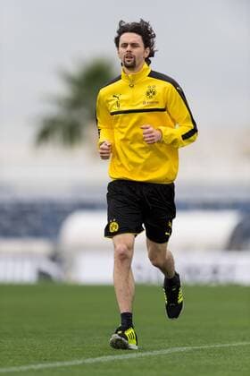 Marbella, Spain, 08.01.2017, Trainingslager BVB, BV Borussia Dortmund, Neven Subotic (BVB) laeuft ( DeFodi001