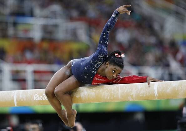 BILES Simone Team USA Turnen Team Wettbewerb Olympische Sommerspiele 2016 in Rio de Janeiro Brazil OLYMPICS_RIO2016 GYMNASTIK Team Frauen am 08. August 2016 