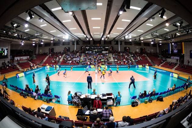 Leere Halle; 2017 CEV Volleyball Cup: Allianz MTV Stuttgart vs Kohila VC, SCHARRena, Stuttgart Germany, 20170111; Stuttgart Copyright: xWuechner Eibner-Pressefotox EP_NWR