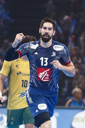 Bilder des Tages - SPORT Handball, WM, Frankreich - Brasilien - Nikola Karabatic (FRA) - Handball WM, Nationalteam Länderspiel, Frankreich vs. Brasilien - 11 01 2017 GwendolineLeGoff Panoramic 