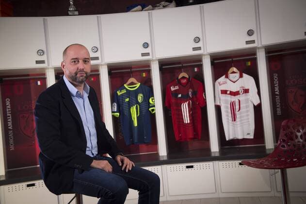 Gerard Lopez - Neuer Präsident LOSC FRA Fußball Ligue Une : OSC Lille Shooting - 13 01 2017 JBAutissier Panoramic 
