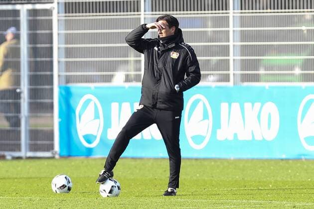 Roger Schmidt (Trainer, Bayer 04 Leverkusen), Training Bayer 04 Leverkusen, Fussball, 1. Bundesliga, 16.01.2017, Leverkusen Copyright: xDeutzmannx xEibner-Pressefotox EP_cdn