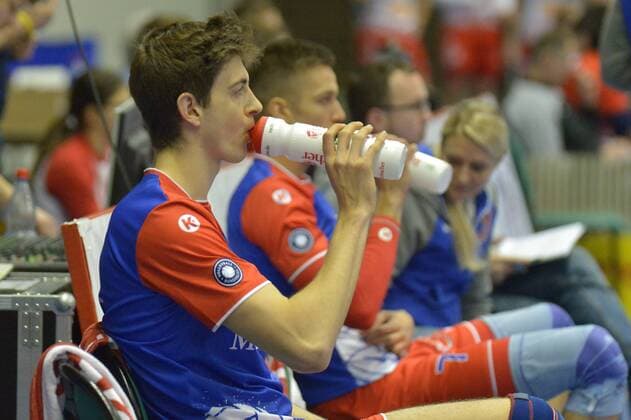 18.01.2017, xtkx, Volleyball CEV Cup, United Volleys - OK Mladost Brcko, emspor, v.l. Tobias Krick (United Volleys) , Rüsselsheim