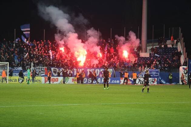 bastia - Fussball Frankreich, Ligue 1, SC Bastia vs. OGC Nice - 20 01 2017 MICHELMaestracci panoramic 