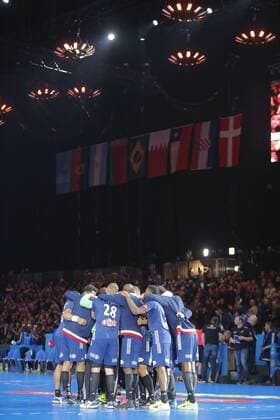 Jubel FRA - HANDBALL : WM 2017 - Nationalteam Frankreich v Island - Lille - 21 01 2017 StephaneALLAMAN 
