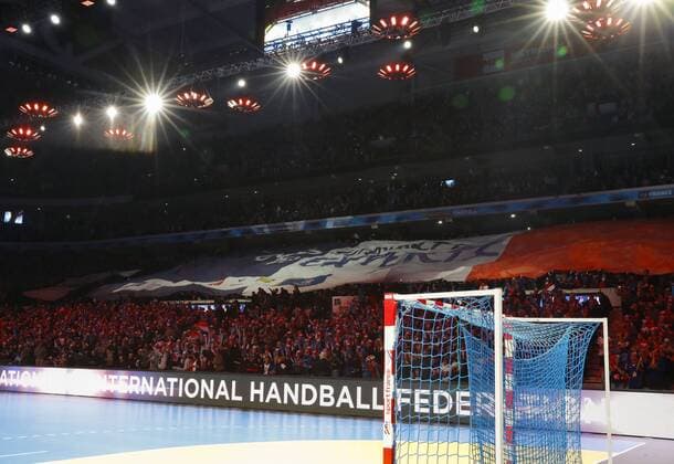 Bilder des Tages - SPORT ambiance Fans tifo HANDBALL : Nationalteam Frankreich v Island - WM - 21 01 2017 GwendolineLeGoff 