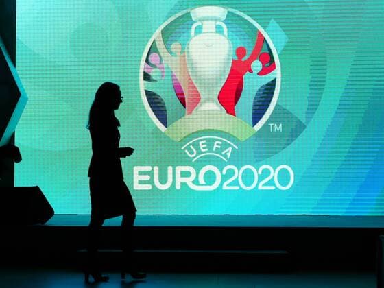 19 January, 2017. St. Petersburg. Russia. In St. Petersburg presented the logo of the host city of the UEFA EURO EM Europameisterschaft Fussball 2020. AlexanderxKulebyakin 