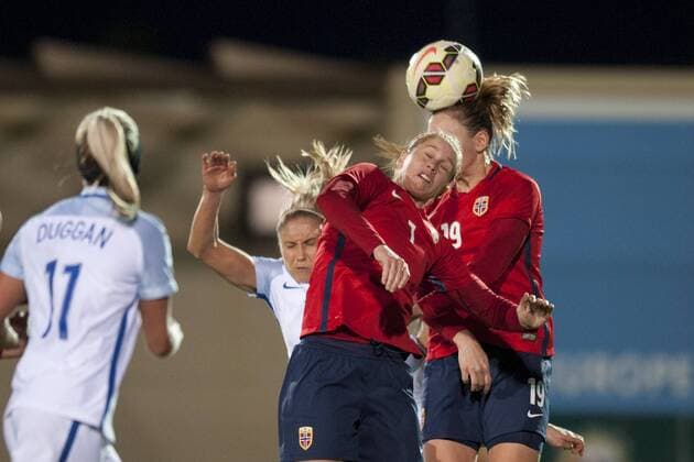 January 22, 2017 - San Pedro Del Pinatar, Murcia, Spain - Elise Thorsnes (Norway) during the preseason friendly match between national women s England vs. Norway in Pinatar Arena, San Pedro del Pinatar, Murcia, SPAIN. 22th of January 2017. England v Norway - Friendly match  - ZUMAn230 20170122_zaa_n230_625