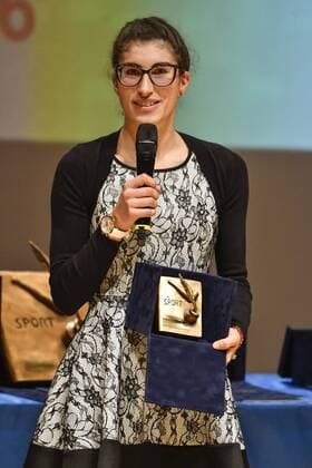 Verleihung des Premio Gianni Brera in Mailand Milano. Premio Gianni Brera. Sportivo dell anno 2016 sedicesima edizione. Pictured: Elisa Balsamo  Copyright: xBluxSickix xIPAx