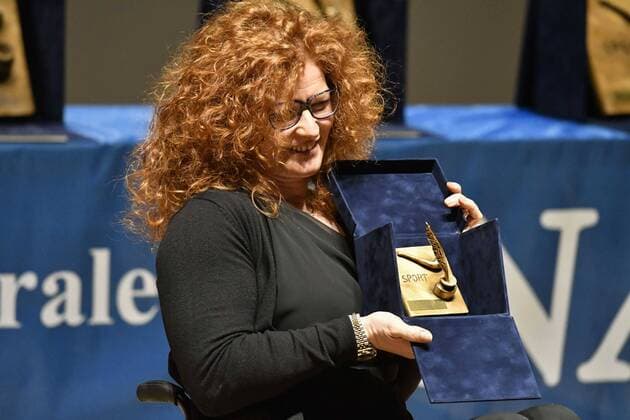 Verleihung des Premio Gianni Brera in Mailand Milano. Premio Gianni Brera. Sportivo dell anno 2016 sedicesima edizione. Pictured: Francesca Porcellato  Copyright: xBluxSickix xIPAx