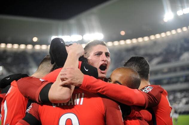 Fußball, Frankreich, Ligapokal, Girondins Bordeaux - Paris St. Germain 06 MARCO VERRATTI (psg) FOOTBALL : Girondins Bordeaux vs. Paris Saint Germain PSG - Coupe de la Ligue - 24 01 2017 FEP Panoramic 