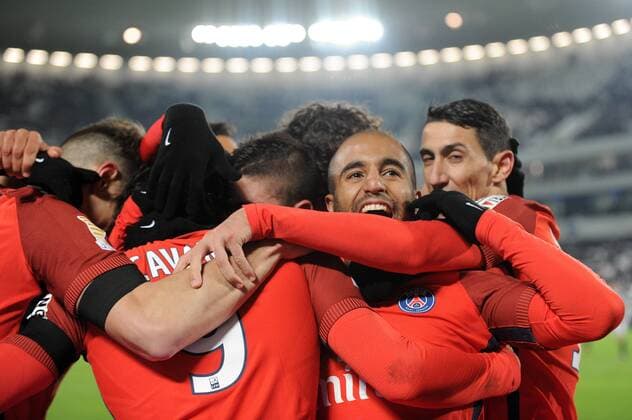Fußball, Frankreich, Ligapokal, Girondins Bordeaux - Paris St. Germain 07 LUCAS MOURA (psg) FOOTBALL : Girondins Bordeaux vs. Paris Saint Germain PSG - Coupe de la Ligue - 24 01 2017 FEP Panoramic 